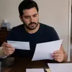 California injured worker reviewing a workers' compensation benefit payment