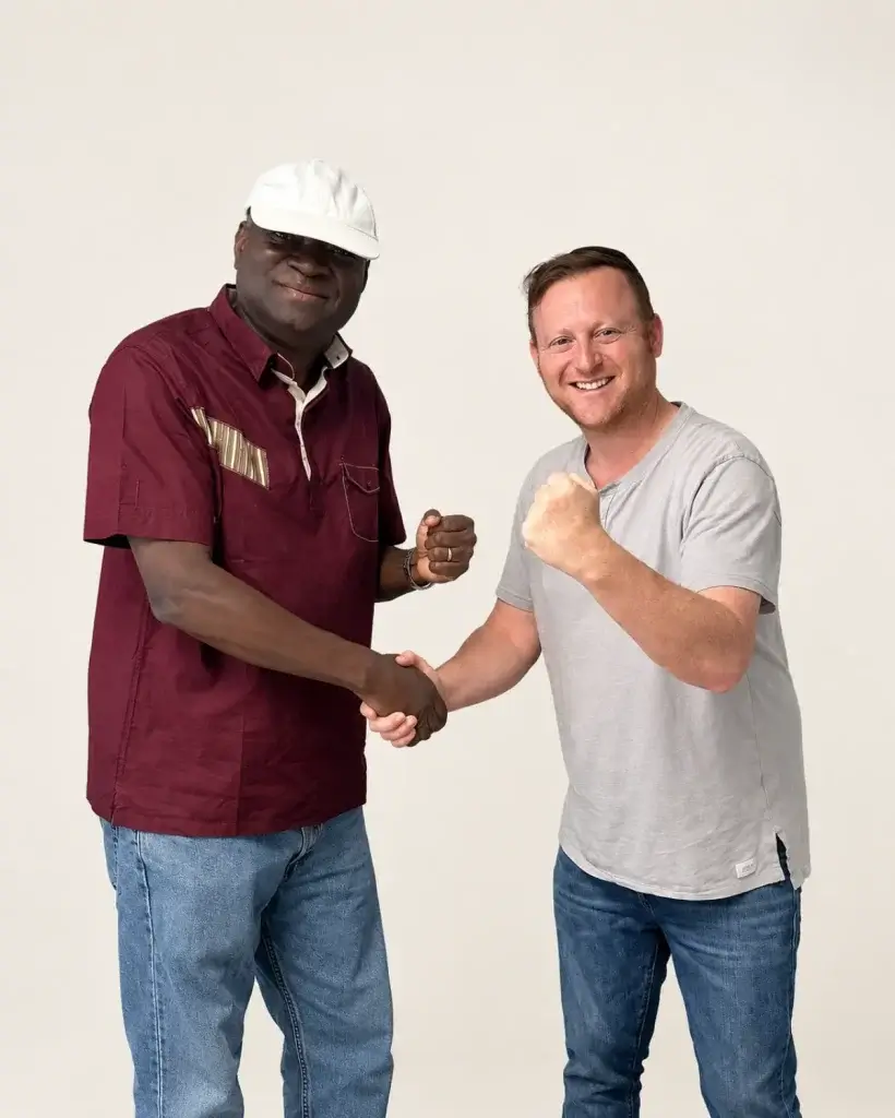 Founding Partner Zev Abramson with a client of Abramson Labor Group